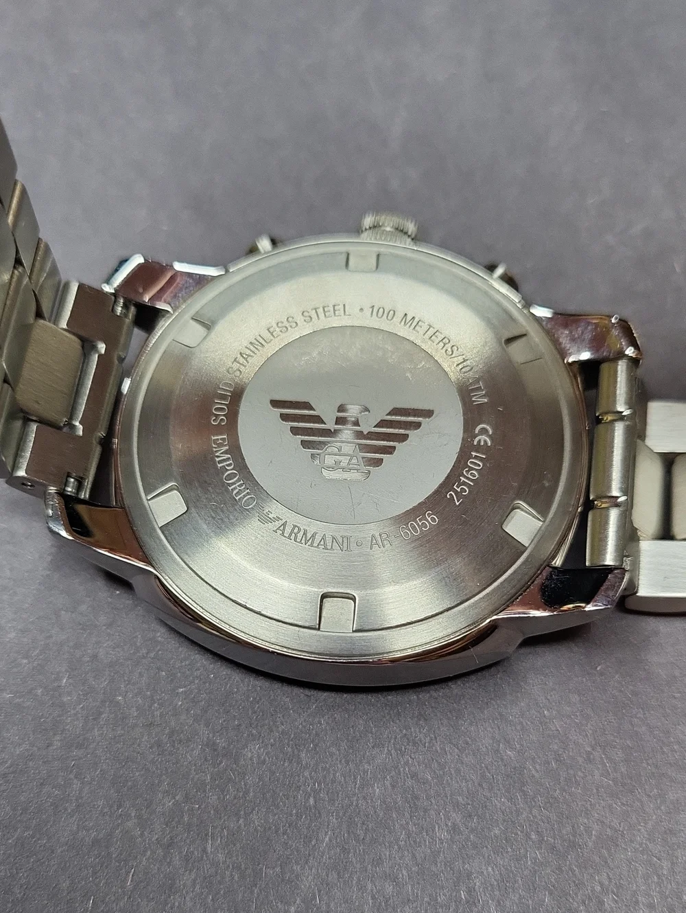 Emporio Armani Men's Stainless Steel Chronograph Watch